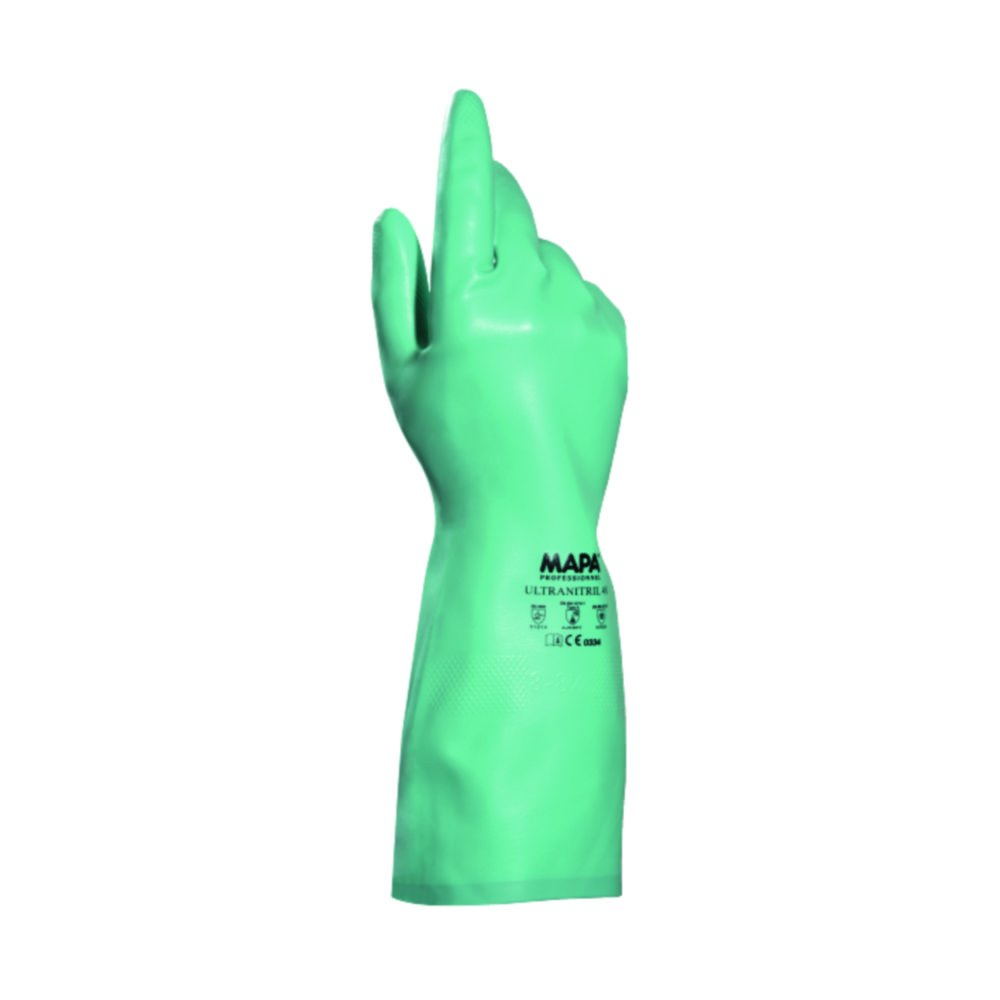 Chemical protective gloves Ultranitril 491, nitrile