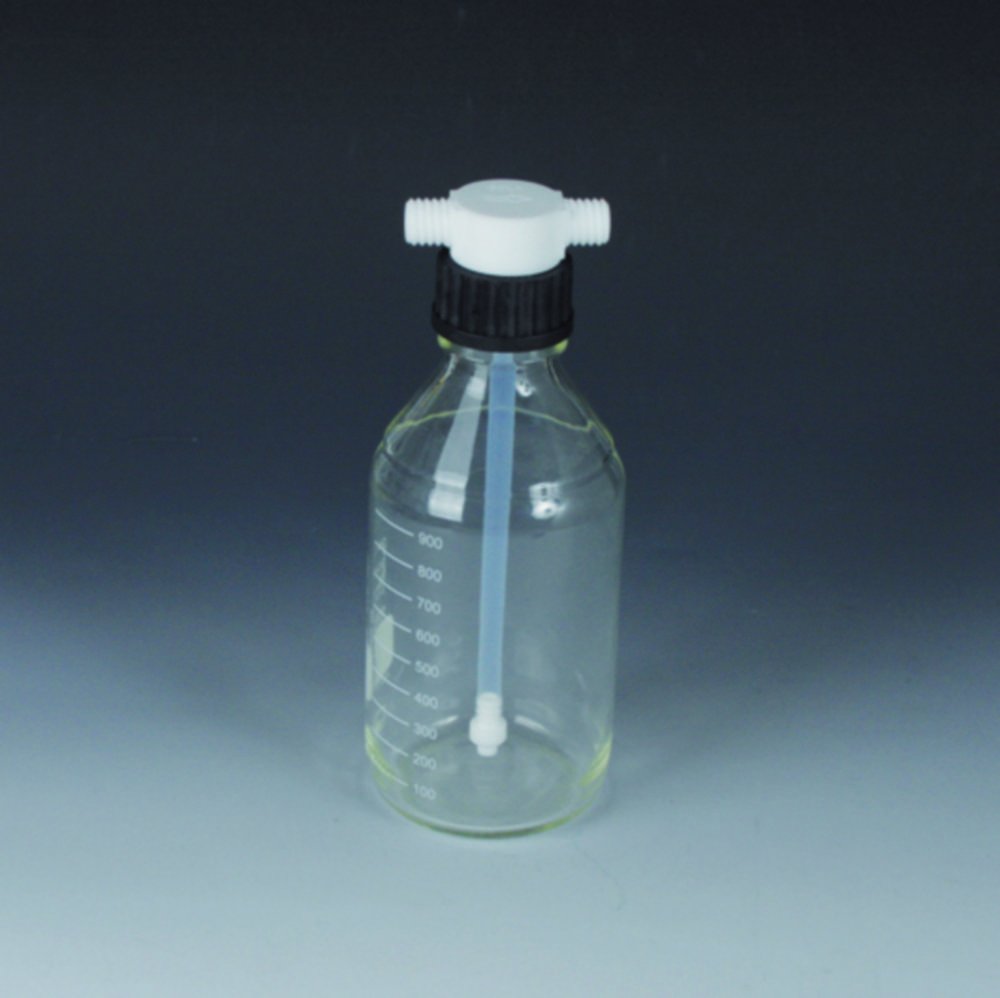 Gaswaschflaschen Vitrum, Borosilikat/PTFE