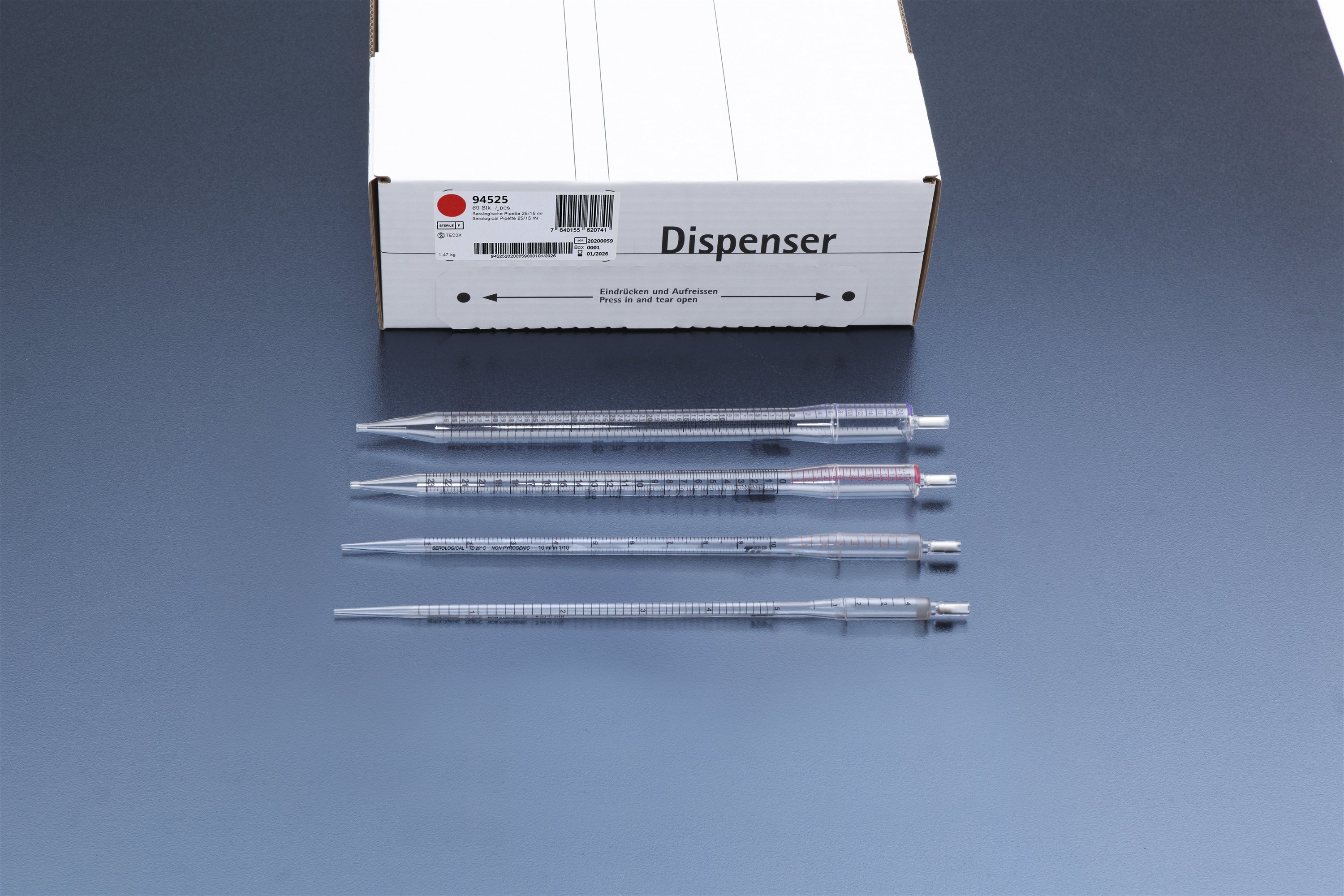 TPP serological pipettes