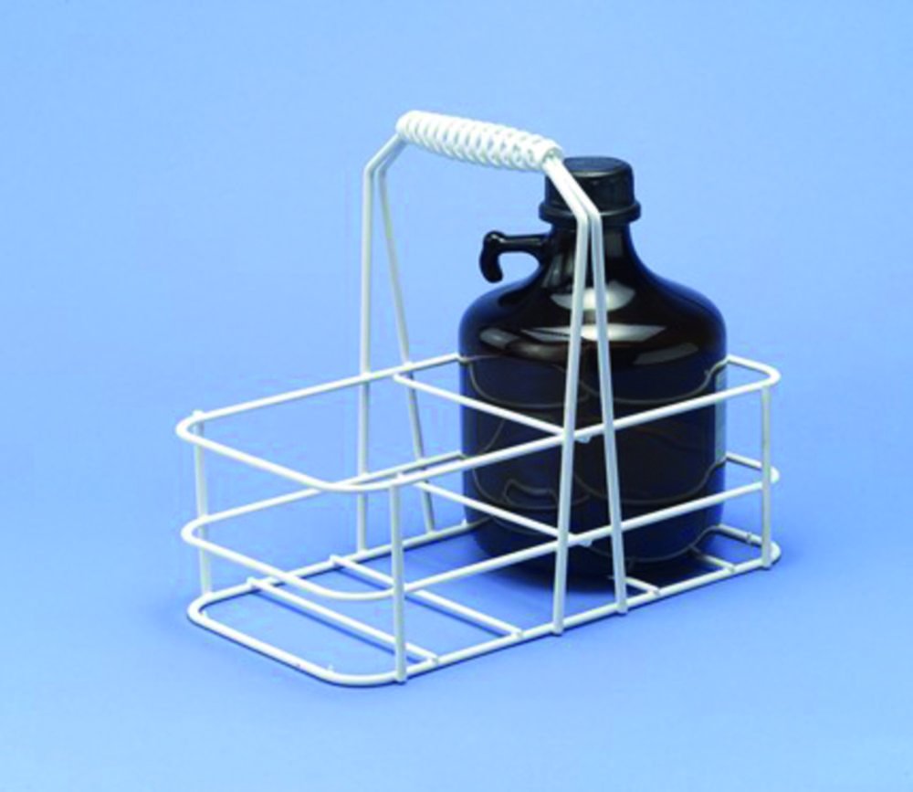 Bottle carriers, wire/plastic coated | For bottles: 2500 ml