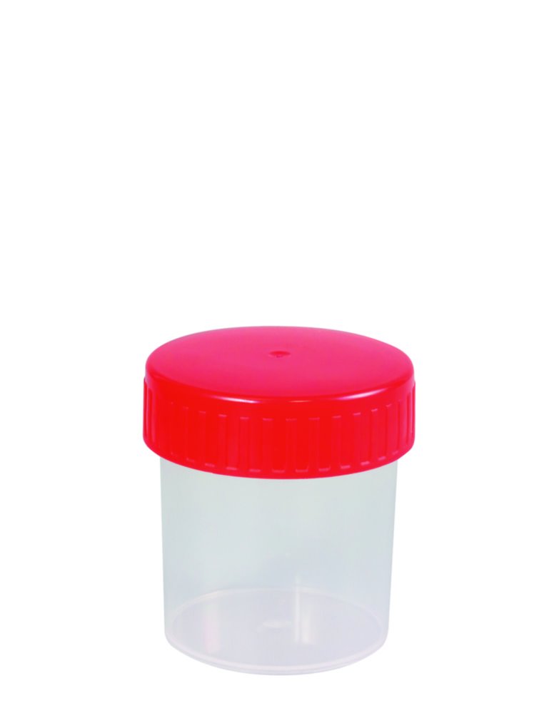 Multi-purpose beakers with screw cap, PP | Nominal capacity: 30 ml