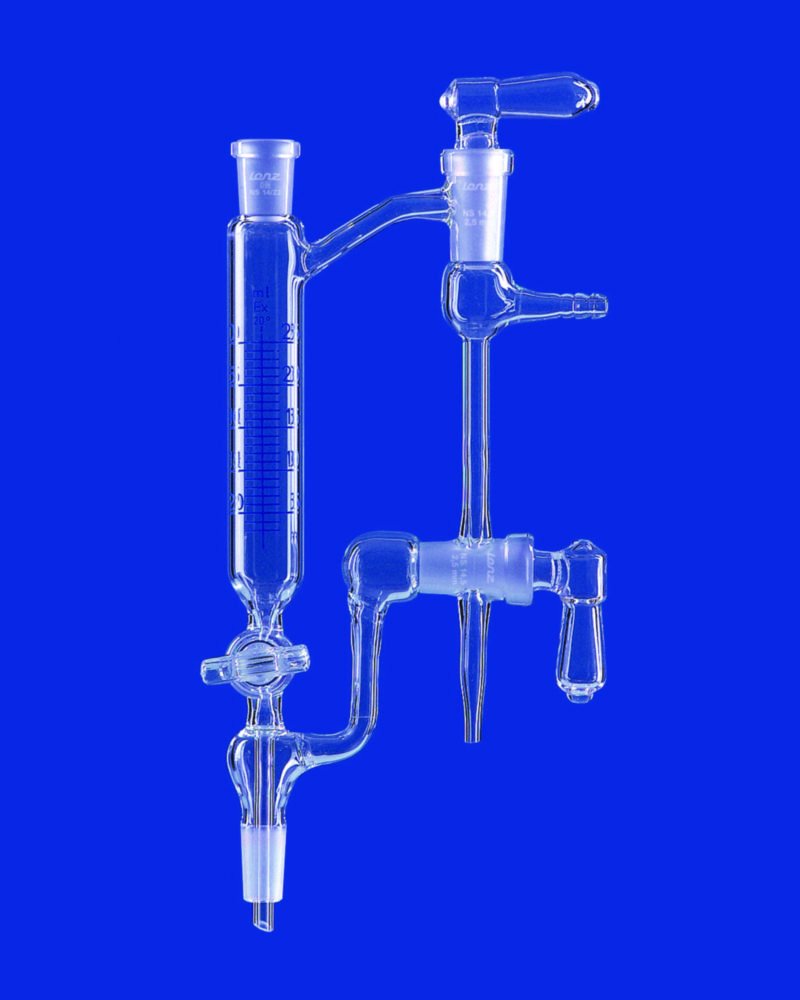 Distilling receivers to Anschütz-Thiele, straight, DURAN® tubing