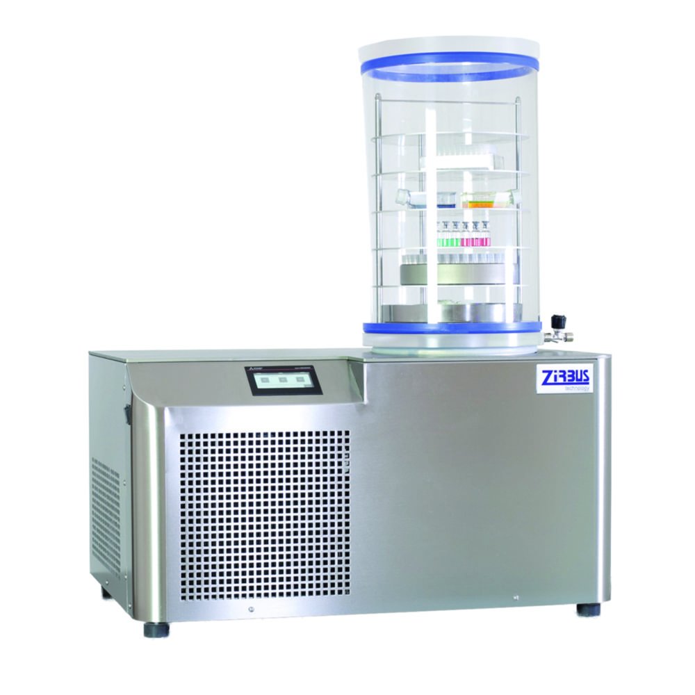 Laboratory freeze dryer VaCo 5 | Type: Sublimator VaCo 5 - Ice condenser -80 °C