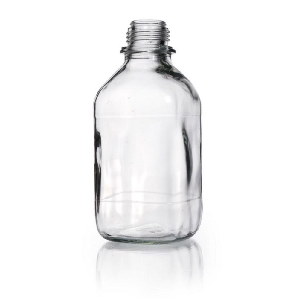 Flacon carré à col étroit, en verre sodocalcique | Volume nominal: 1000 ml