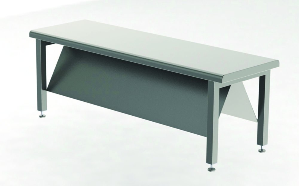 Sit-Over Benches, stainless steel, diagonally