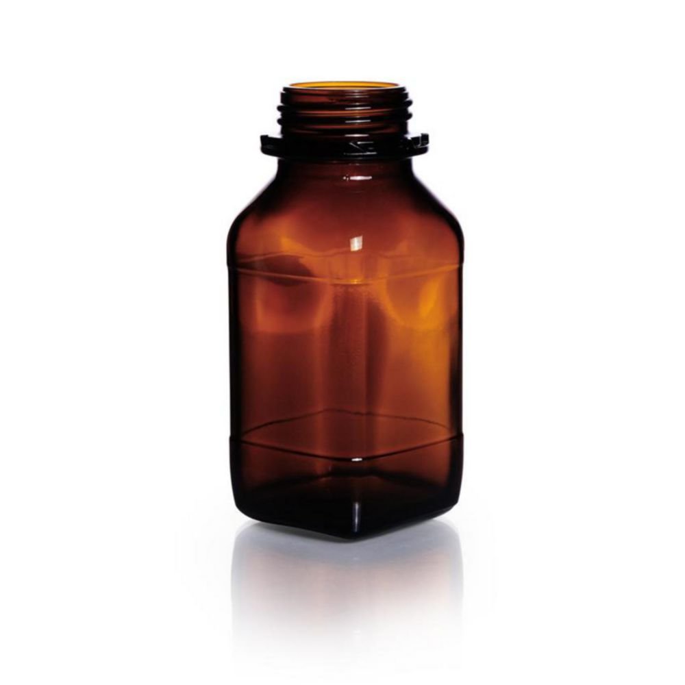 Square, screw cap bottles, soda-lime glass, amber glass | Nominal capacity: 500 ml