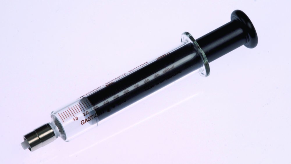 Microlitre syringes, 1000 series, with TLL/ TLLX and gas tight | Type: 1002 TLL