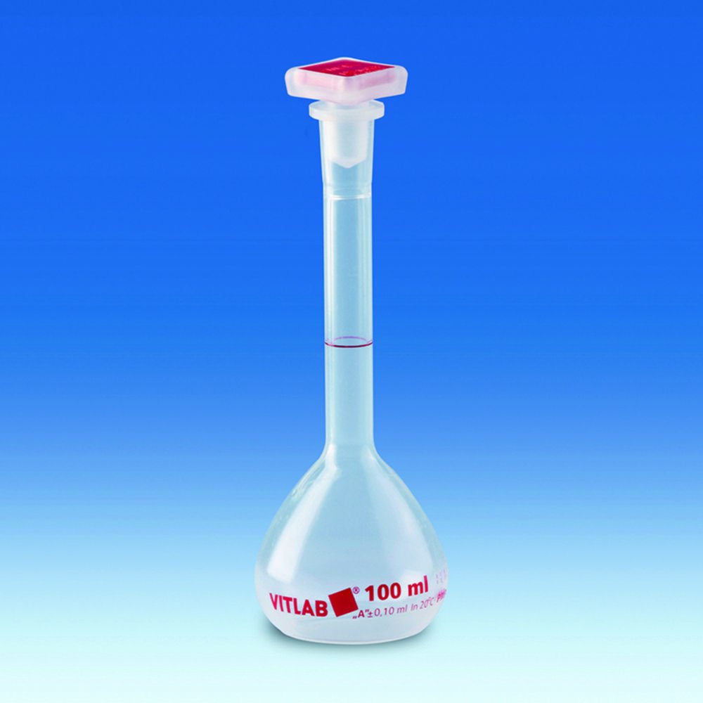 Volumetric flasks, PMP, class A | Nominal capacity: 10 ml