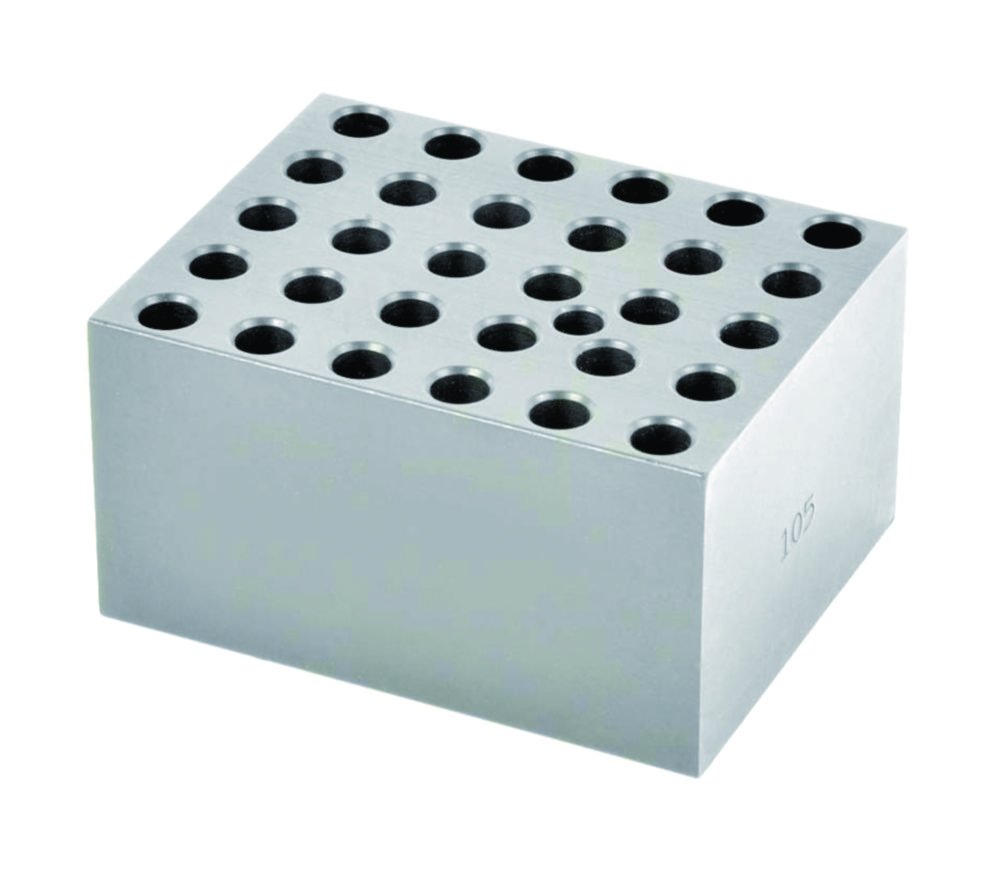 Blocks and Combination Blocks for Standard Test Tubes for Dry Block Heaters | For tubes: 17 / 18 mm