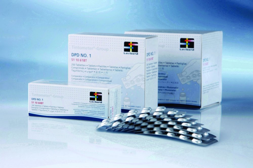 Reagenztabletten für Photometer Lovibond® | Typ: Kombi-Pack DPD No. 1 HR / No. 3 HR
