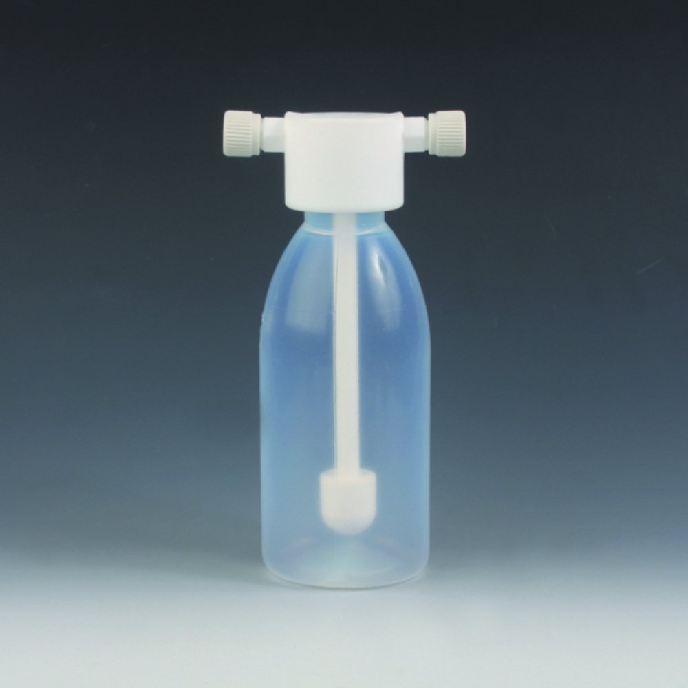 Gas washing columns, FEP/PTFE | Type: Bottle
