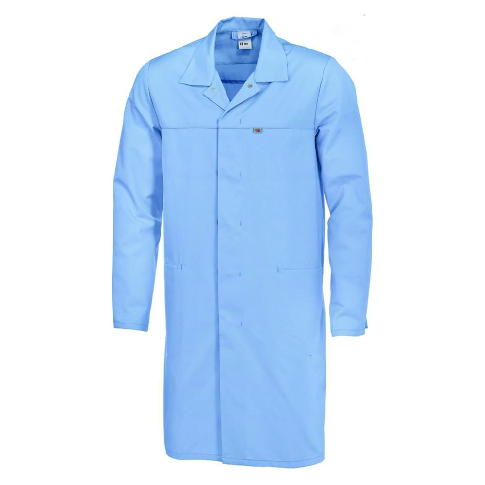 Women's and men's coats, light blue