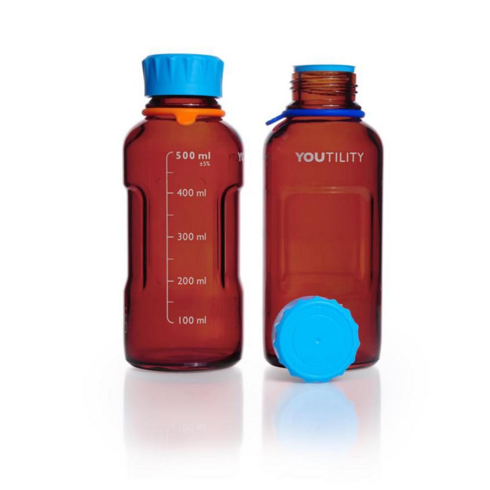 Flaschensystem DURAN® YOUTILITY, Braunglas | Nennvolumen: 500 ml