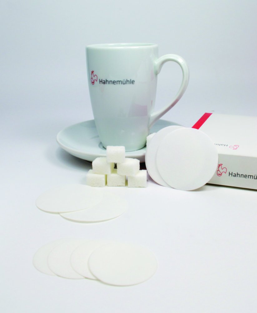 Filter Paper, round filters for sugar analysis, creped