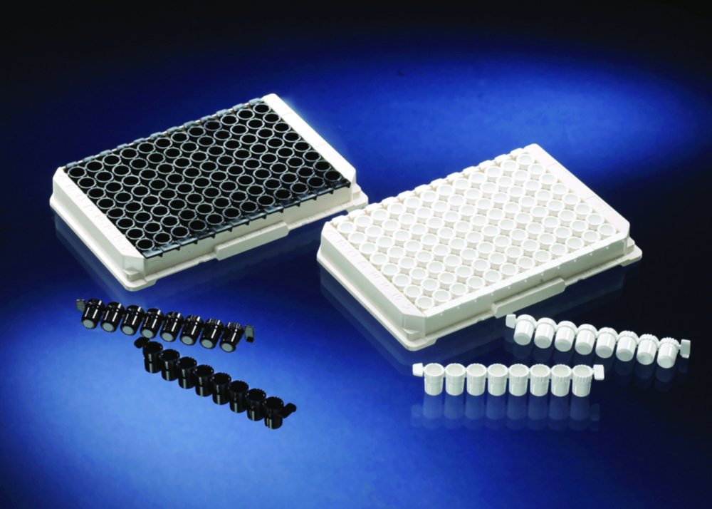 Modules Immuno LockWell, PS, breakable, white and black | For: Fluorescence