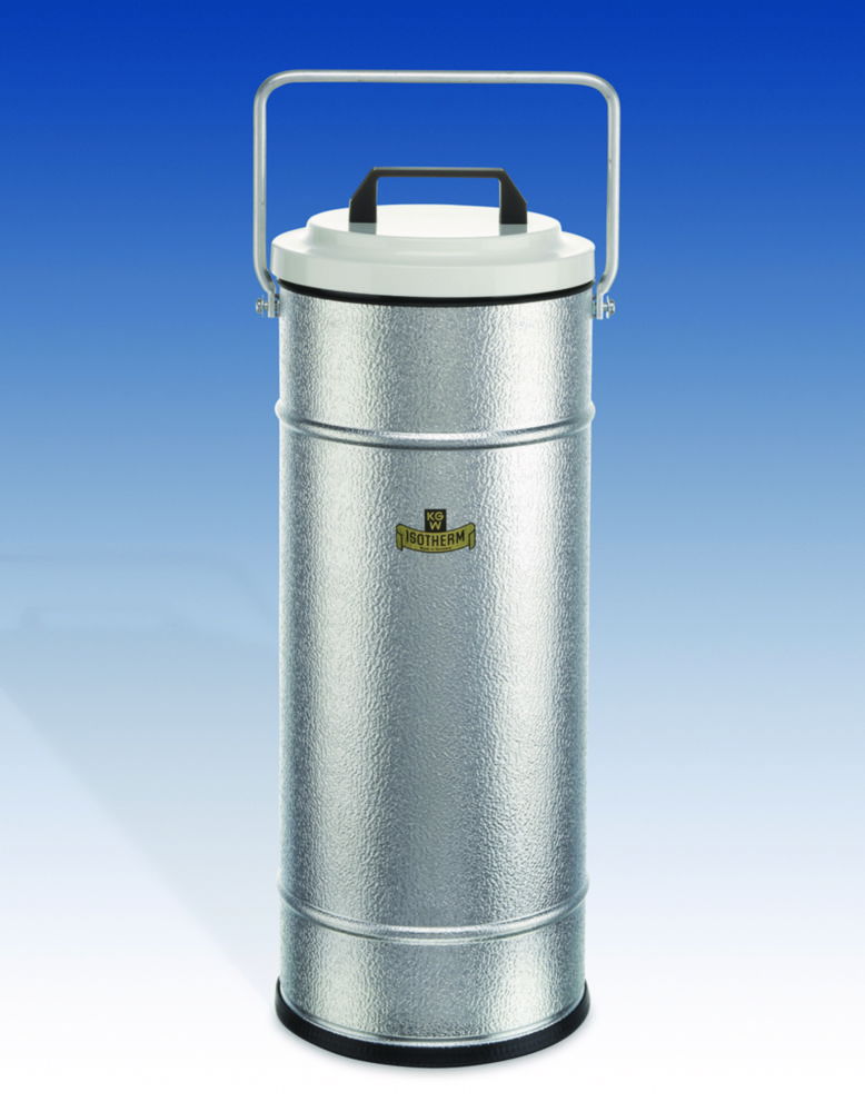 Vase Dewar, cylindrique, pour CO2 et LN2