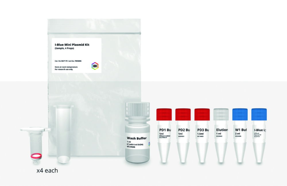 Kits de purification plasmidique I-Blue Mini / Midi | Type: I-Blue MINI