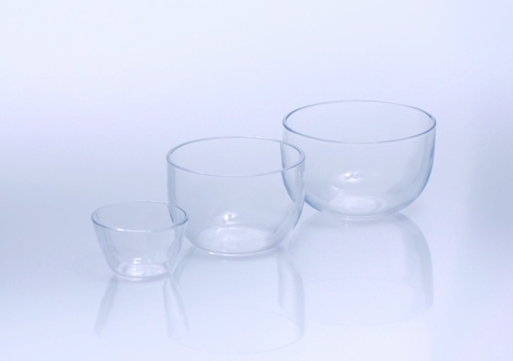 Creuset, en verre de quartz, hauteur moyenne | Volume nominal: 150 ml