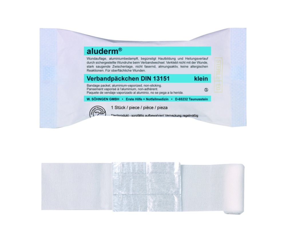 Bandages aluderm® DIN, sterile | Type: Small