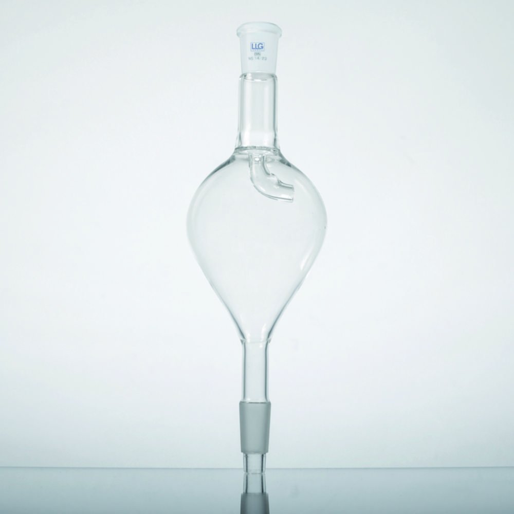 LLG-Splash heads, straight, borosilicate glass 3.3 | Cone NS: 14/23