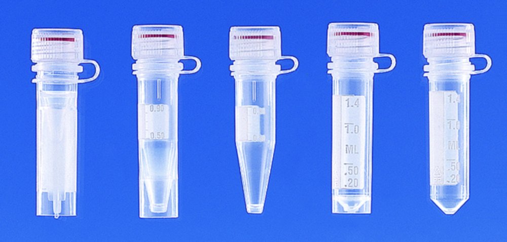 Micro tubes, PP, with attached screw cap, PE, with silicone seal | Nominal capacity: 2.0 ml