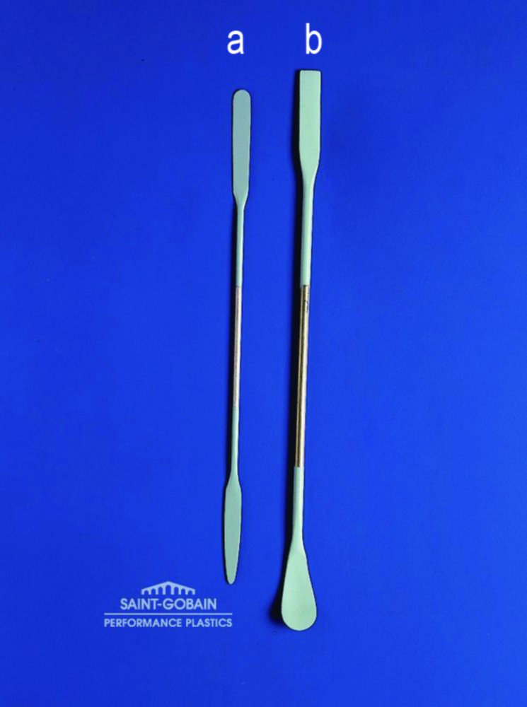 Double-ended spatulas, PTFE fluoropolymer, coated
