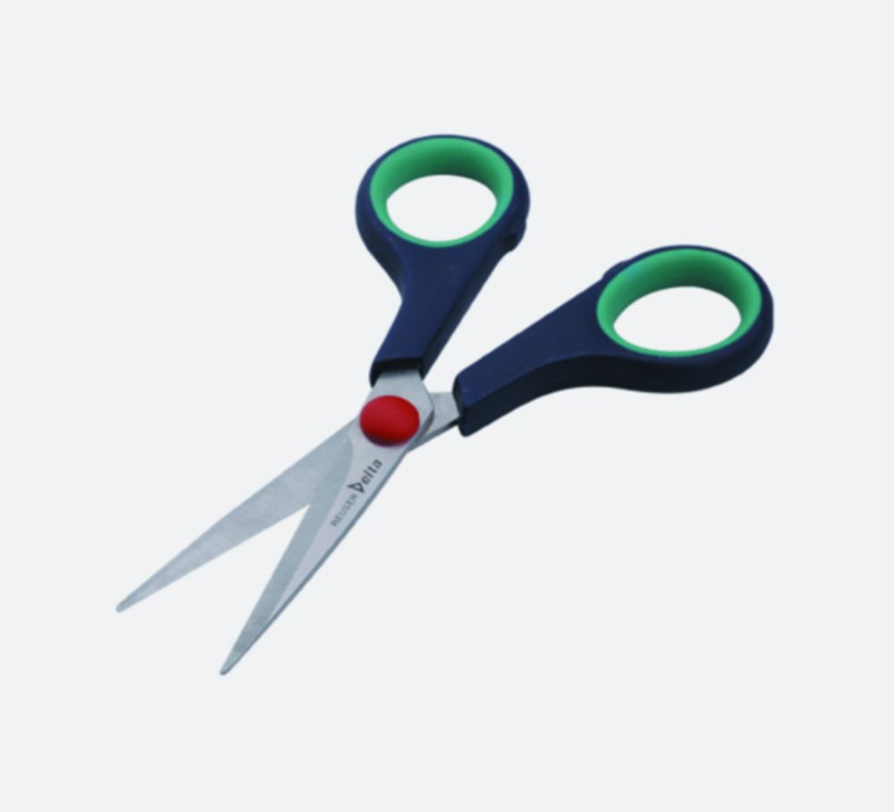 Universal scissors, stainless steel, Plastic handle | Version: Straight