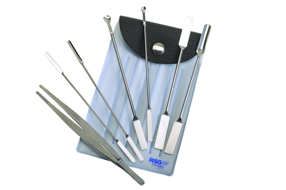 Spatula set, stainless steel, 7 pieces