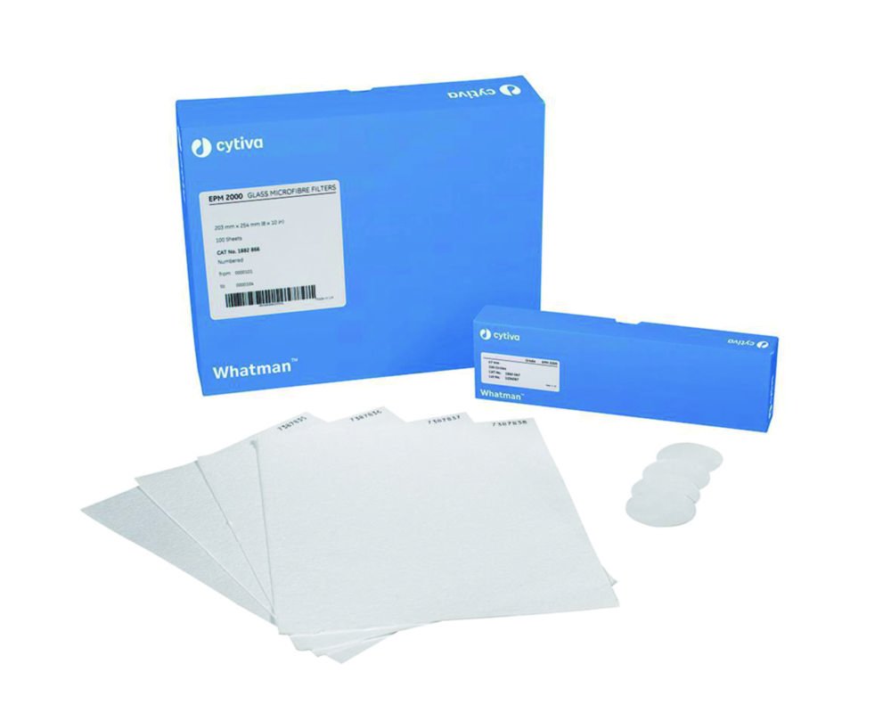 Glass microfibre filters, grade EPM 2000, sheets | Type: EPM 2000