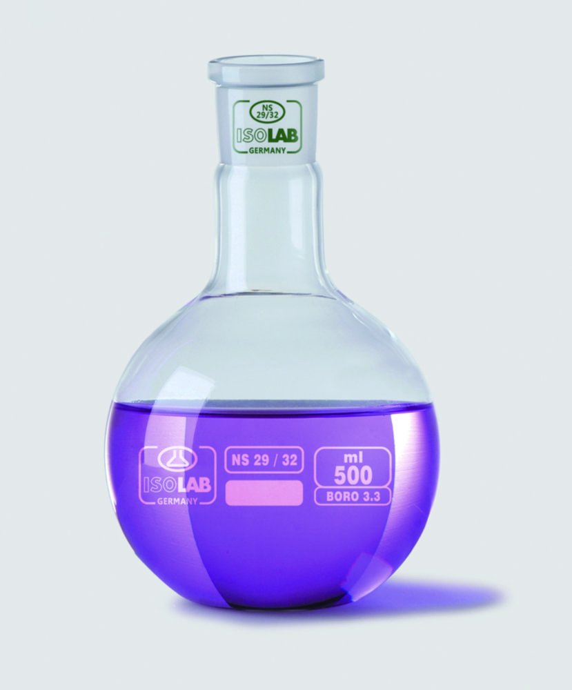 Flat bottom flasks, NS joint neck, borosilicate glass 3.3 | Nominal capacity: 2000 ml