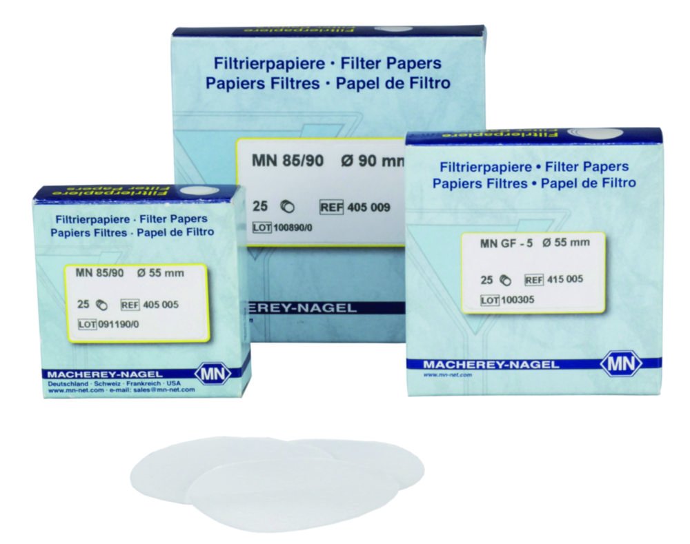 Papiers en fibre de verre Type MN 85/90 BF | Type: MN 85/90 BF