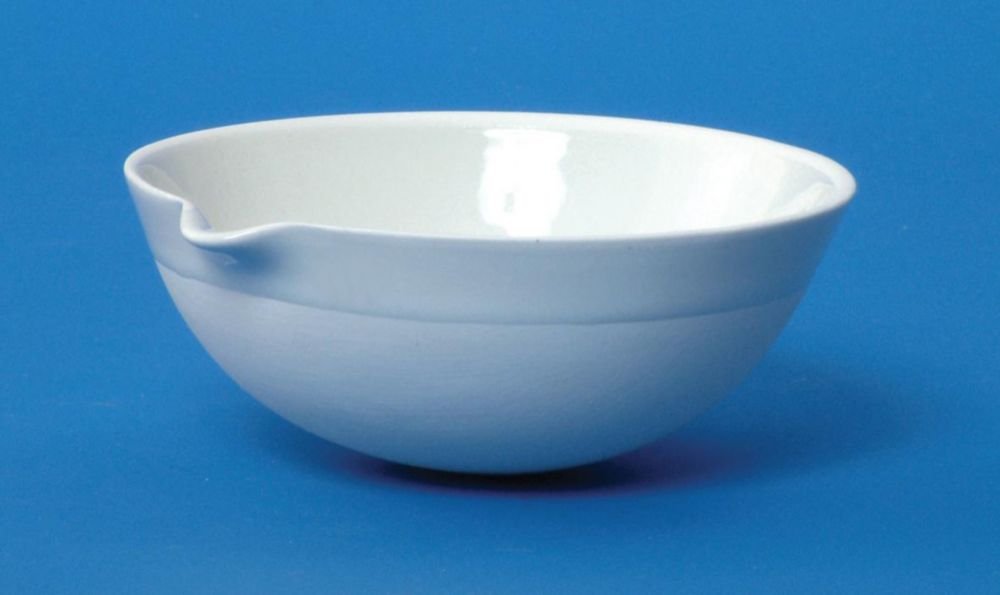 LLG-Evaporating dishes with round bottom, porcelain, medium form
