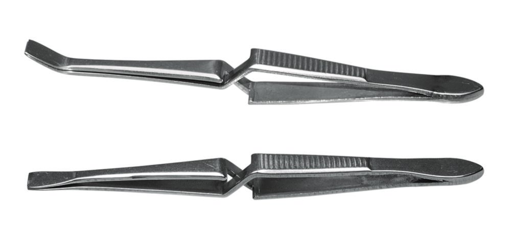 LLG-Cover glass forceps, self-locking, stainless steel | Version: Straight
