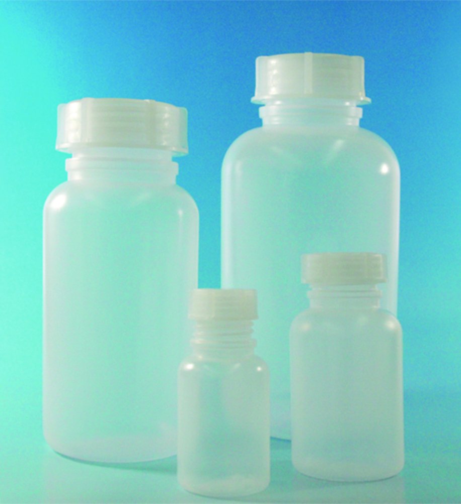 LLG-Weithalsflaschen, mit Schraubverschluss, LDPE | Nennvolumen: 100 ml