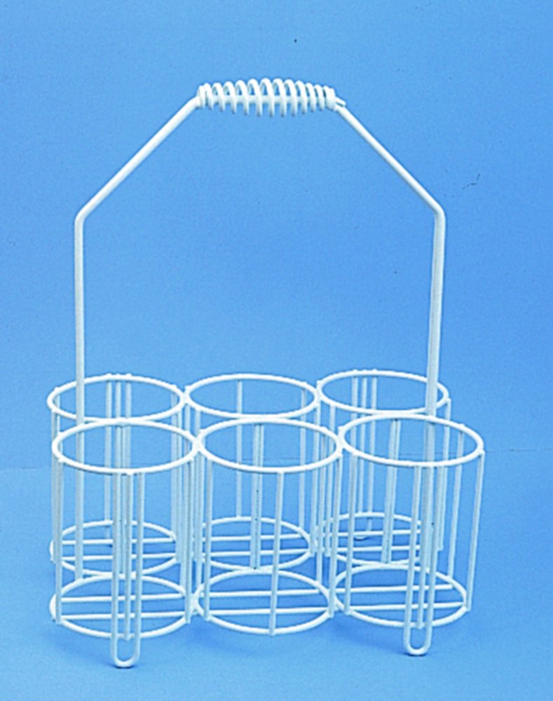 Bottle carriers, wire/PE | For bottles: 1000 ml
