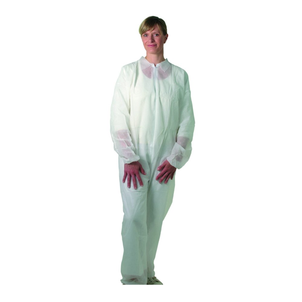 Disposable, protection coverall with shirt collar, PP | Clothing size: XXL