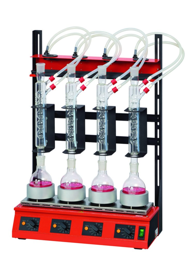 Serial heating unit for reflow distillation | Type: RH 504