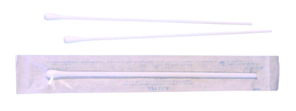 LLG-Abstrichtupfer, steril | Beschreibung: mit Rayon-Kopf und Plastik-Stab, in PP Röhrchen