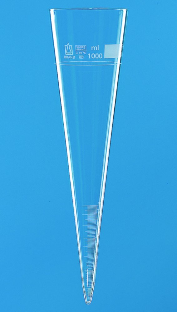 Sedimentation cones, borosilicate glass 3.3 | Type: Without stopcock