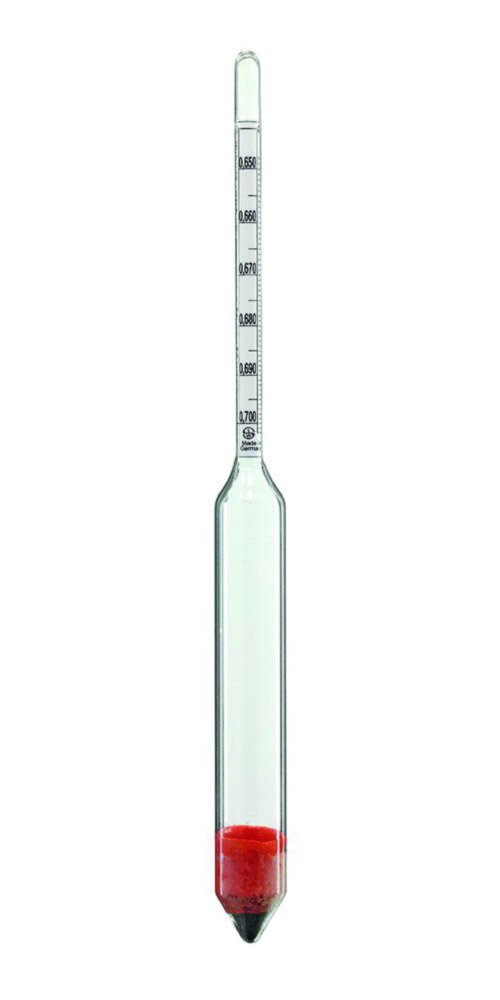 Precision density hydrometers | Measuring range g/cm3: 0.950 ... 1.000