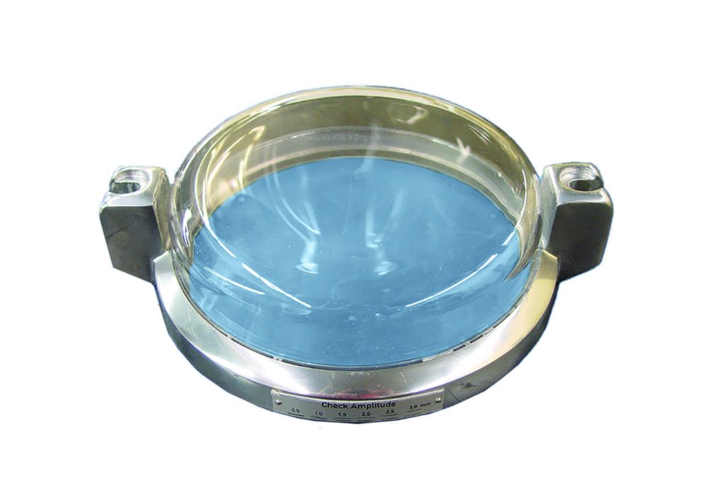 Accessories for sieve shakers ANALYSETTE 3 PRO and SPARTAN | Type: Clamping lid, Plexiglas for 8" / 200mm diam. sieves