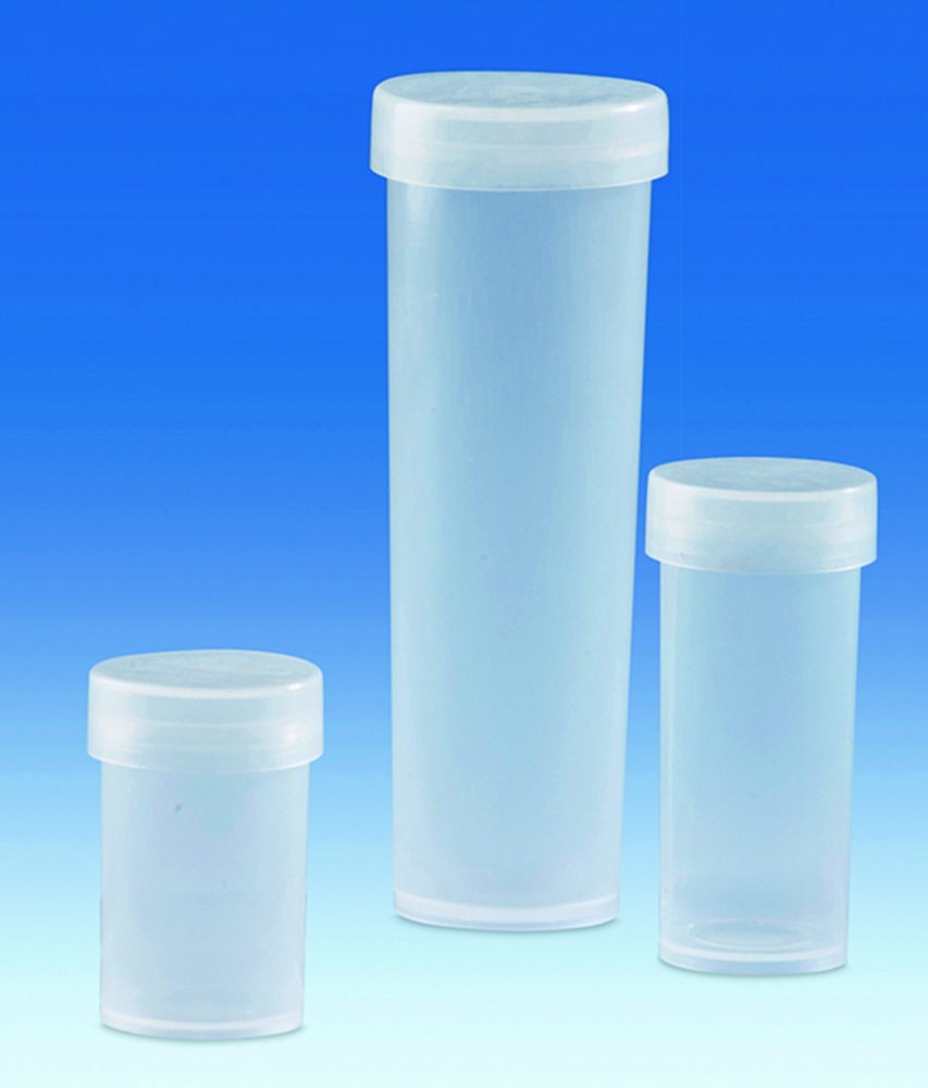 Sample containers, PP with snap on caps, LDPE | Nominal capacity: 18 ml