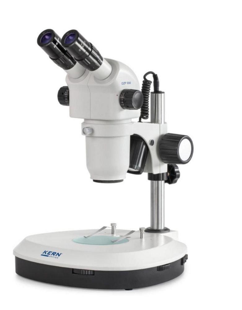: Stereo zoom microscope. 0,6-5,5. HSWF10x23. LED