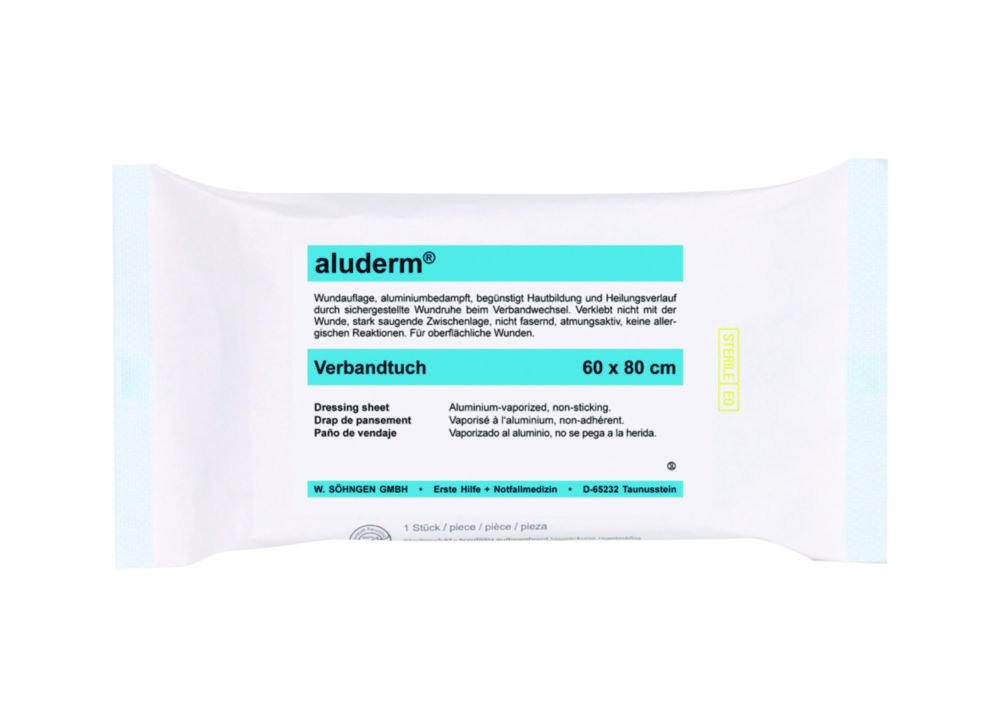 Dressing sheets aluderm®, sterile