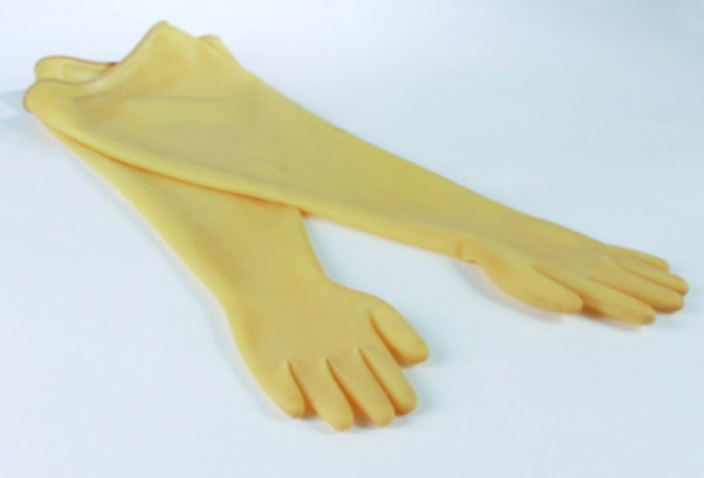 Gloves for Glove boxes, natural rubber | Size: 7