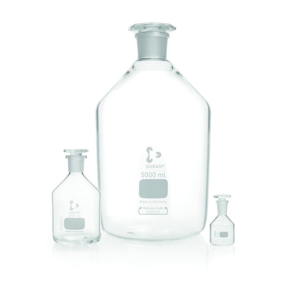 Steilbrust-Enghalsstandflaschen, DURAN® | Nennvolumen: 2000 ml