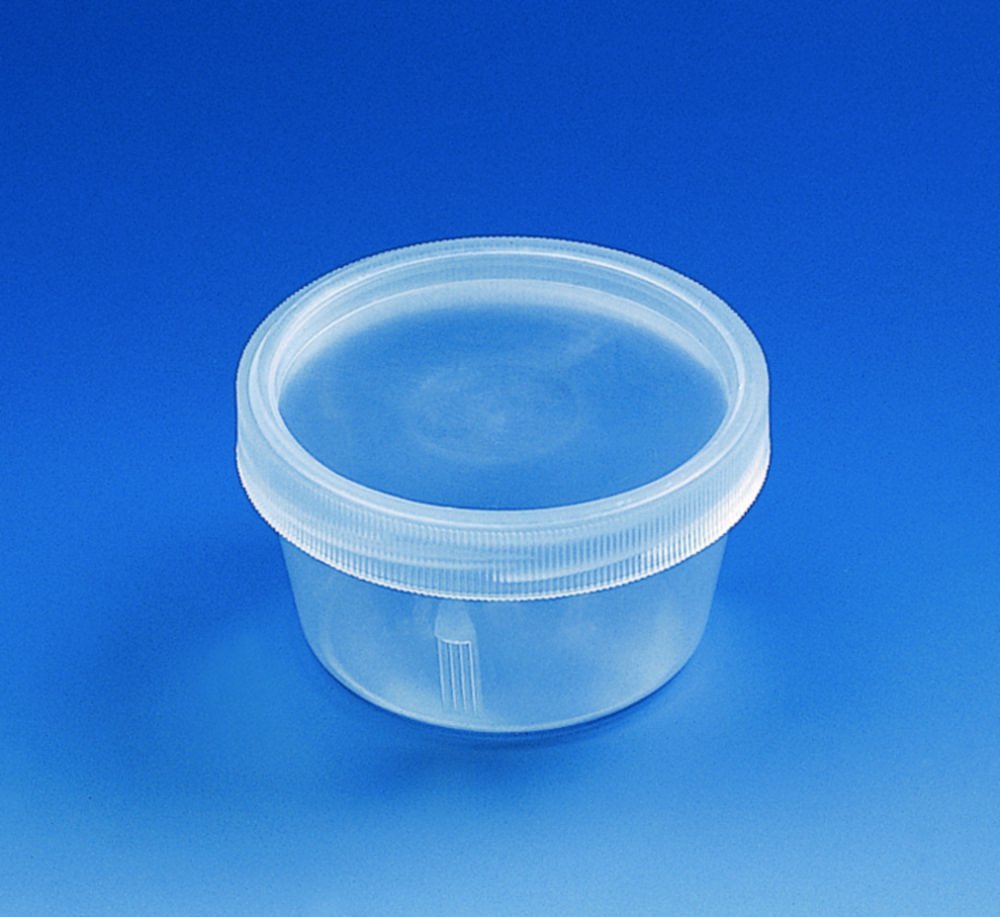 Jars, conical, with screw cap, PP | Nominal capacity: 30 ml