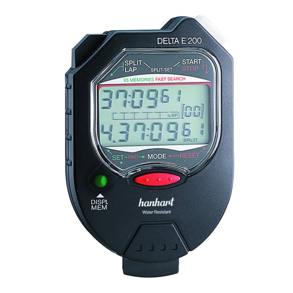 Chronomètre numérique DELTA E 200 | Type: DELTA E 200, noir