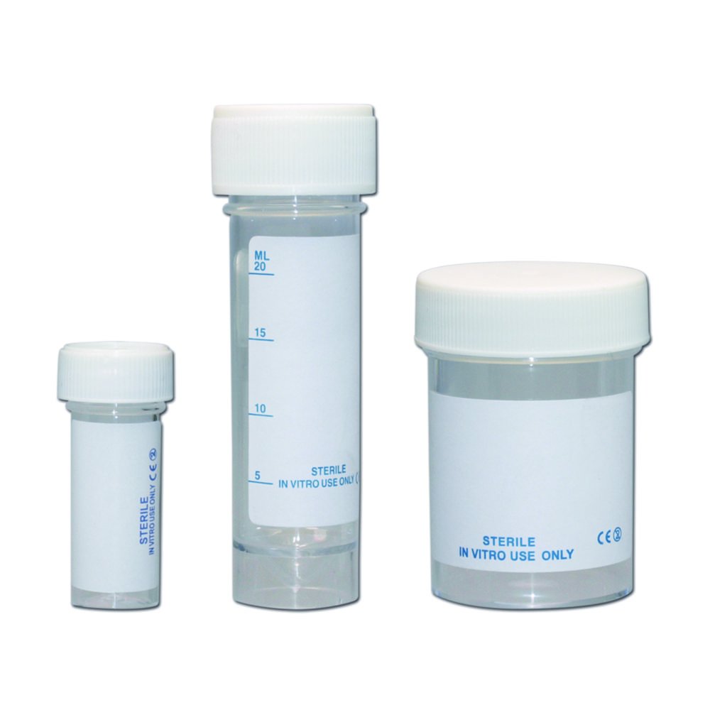 LLG-Probenbehälter, PS, mit Schraubverschluss, steril | Nennvolumen: 7 ml