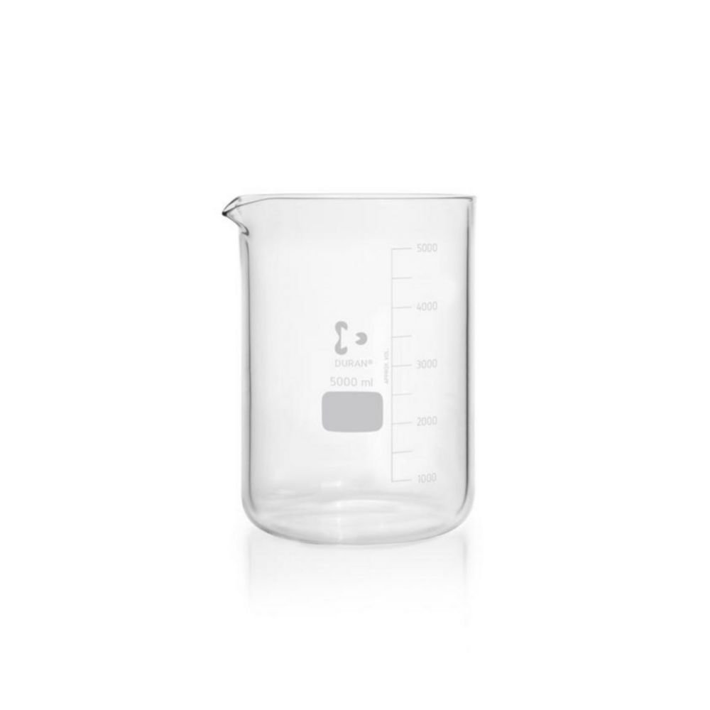 Filter beaker glass, DURAN®, heavy wall | Nominal capacity: 5000 ml